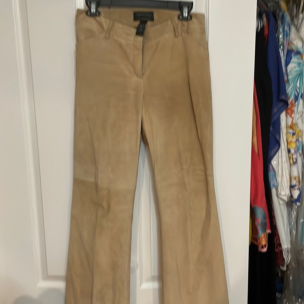 Suede Tan Pants
